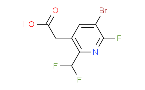 AM44142 | 1805402-32-7 | 3-Bromo-6-(difluoromethyl)-2-fluoropyridine-5-acetic acid