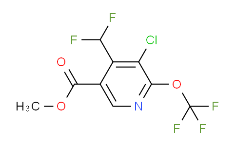 AM44143 | 1803957-82-5 | Methyl 3-chloro-4-(difluoromethyl)-2-(trifluoromethoxy)pyridine-5-carboxylate