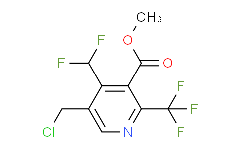 AM44148 | 1361821-23-9 | Methyl 5-(chloromethyl)-4-(difluoromethyl)-2-(trifluoromethyl)pyridine-3-carboxylate