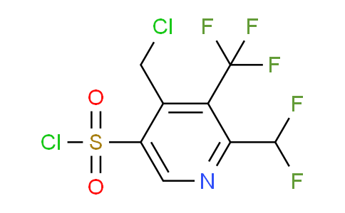 AM44153 | 1361743-04-5 | 4-(Chloromethyl)-2-(difluoromethyl)-3-(trifluoromethyl)pyridine-5-sulfonyl chloride