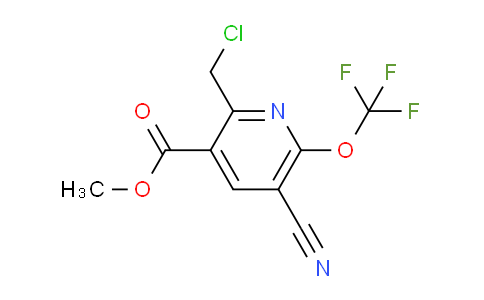 AM44162 | 1804344-27-1 | Methyl 2-(chloromethyl)-5-cyano-6-(trifluoromethoxy)pyridine-3-carboxylate