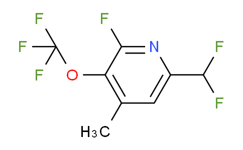 6-(Difluoromethyl)-2-fluoro-4-methyl-3-(trifluoromethoxy)pyridine