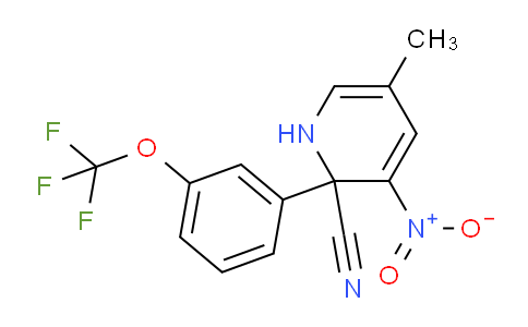 AM44172 | 1261854-76-5 | 5-Methyl-2-Cyano-3-nitro-2-(3-(trifluoromethoxy)phenyl)pyridine