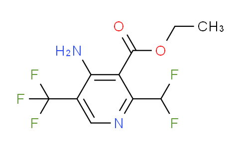 AM44175 | 1805153-85-8 | Ethyl 4-amino-2-(difluoromethyl)-5-(trifluoromethyl)pyridine-3-carboxylate