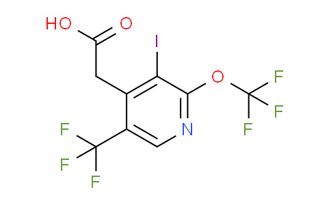 AM44176 | 1806183-07-2 | 3-Iodo-2-(trifluoromethoxy)-5-(trifluoromethyl)pyridine-4-acetic acid