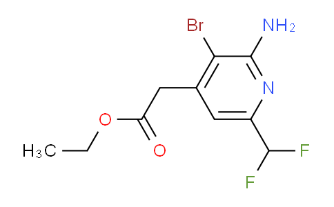 AM44182 | 1804721-84-3 | Ethyl 2-amino-3-bromo-6-(difluoromethyl)pyridine-4-acetate