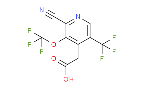 AM44188 | 1804624-24-5 | 2-Cyano-3-(trifluoromethoxy)-5-(trifluoromethyl)pyridine-4-acetic acid