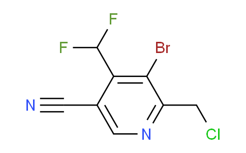 AM44245 | 1804847-61-7 | 3-Bromo-2-(chloromethyl)-5-cyano-4-(difluoromethyl)pyridine