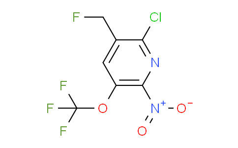 2-Chloro-3-(fluoromethyl)-6-nitro-5-(trifluoromethoxy)pyridine