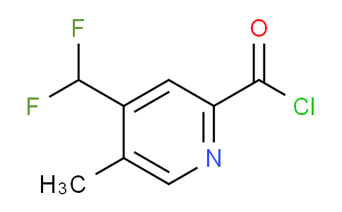 4-(Difluoromethyl)-5-methylpyridine-2-carbonyl chloride