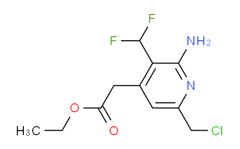 AM44272 | 1805160-03-5 | Ethyl 2-amino-6-(chloromethyl)-3-(difluoromethyl)pyridine-4-acetate