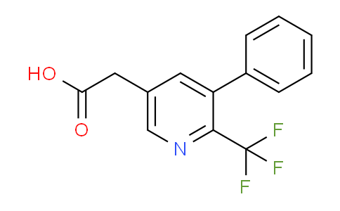 3-Phenyl-2-(trifluoromethyl)pyridine-5-acetic acid