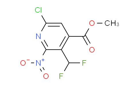 Methyl 6-chloro-3-(difluoromethyl)-2-nitropyridine-4-carboxylate