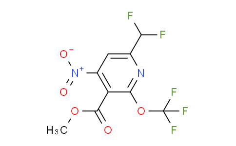 AM44286 | 1806778-70-0 | Methyl 6-(difluoromethyl)-4-nitro-2-(trifluoromethoxy)pyridine-3-carboxylate