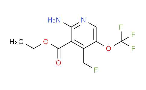 Ethyl 2-amino-4-(fluoromethyl)-5-(trifluoromethoxy)pyridine-3-carboxylate
