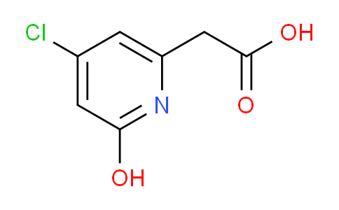 4-Chloro-2-hydroxypyridine-6-acetic acid
