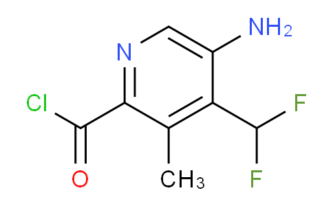 5-Amino-4-(difluoromethyl)-3-methylpyridine-2-carbonyl chloride
