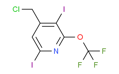 4-(Chloromethyl)-3,6-diiodo-2-(trifluoromethoxy)pyridine