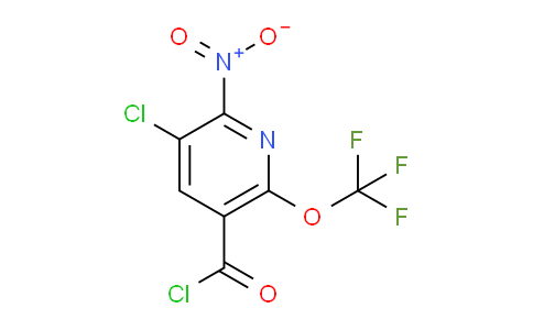 3-Chloro-2-nitro-6-(trifluoromethoxy)pyridine-5-carbonyl chloride