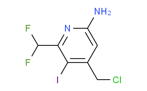 AM44318 | 1805213-77-7 | 6-Amino-4-(chloromethyl)-2-(difluoromethyl)-3-iodopyridine