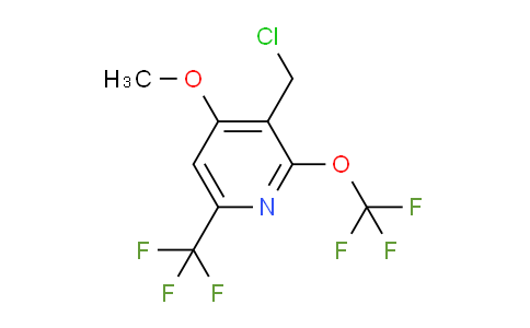 AM44322 | 1805995-23-6 | 3-(Chloromethyl)-4-methoxy-2-(trifluoromethoxy)-6-(trifluoromethyl)pyridine