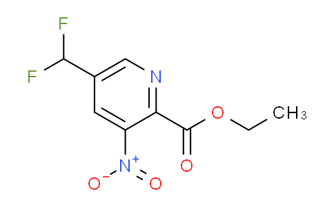 AM44329 | 1804710-25-5 | Ethyl 5-(difluoromethyl)-3-nitropyridine-2-carboxylate