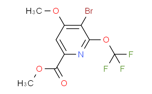 AM44338 | 1806079-57-1 | Methyl 3-bromo-4-methoxy-2-(trifluoromethoxy)pyridine-6-carboxylate