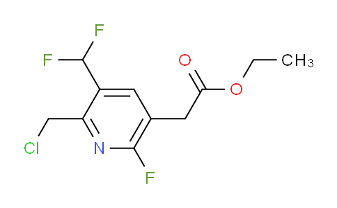 AM44340 | 1805198-87-1 | Ethyl 2-(chloromethyl)-3-(difluoromethyl)-6-fluoropyridine-5-acetate