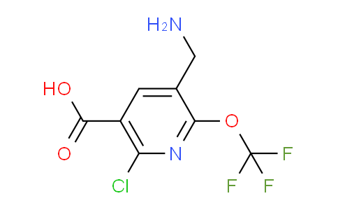 AM44342 | 1804326-62-2 | 3-(Aminomethyl)-6-chloro-2-(trifluoromethoxy)pyridine-5-carboxylic acid