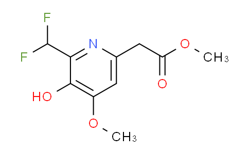 AM44345 | 1807128-39-7 | Methyl 2-(difluoromethyl)-3-hydroxy-4-methoxypyridine-6-acetate