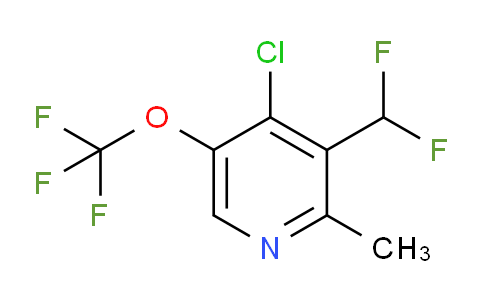 AM44347 | 1803926-59-1 | 4-Chloro-3-(difluoromethyl)-2-methyl-5-(trifluoromethoxy)pyridine