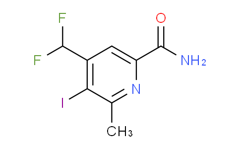 AM44358 | 1806859-78-8 | 4-(Difluoromethyl)-3-iodo-2-methylpyridine-6-carboxamide