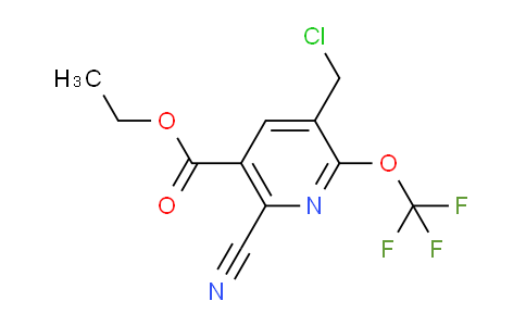 AM44359 | 1804336-62-6 | Ethyl 3-(chloromethyl)-6-cyano-2-(trifluoromethoxy)pyridine-5-carboxylate