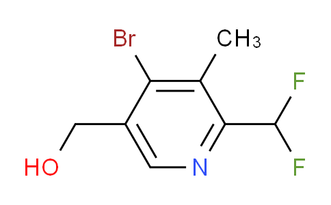 4-Bromo-2-(difluoromethyl)-3-methylpyridine-5-methanol