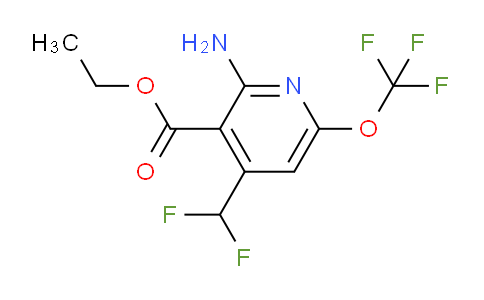 AM44386 | 1803447-41-7 | Ethyl 2-amino-4-(difluoromethyl)-6-(trifluoromethoxy)pyridine-3-carboxylate