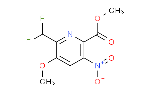 AM44401 | 1804871-85-9 | Methyl 2-(difluoromethyl)-3-methoxy-5-nitropyridine-6-carboxylate