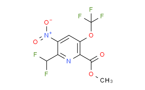 AM44422 | 1805202-79-2 | Methyl 2-(difluoromethyl)-3-nitro-5-(trifluoromethoxy)pyridine-6-carboxylate