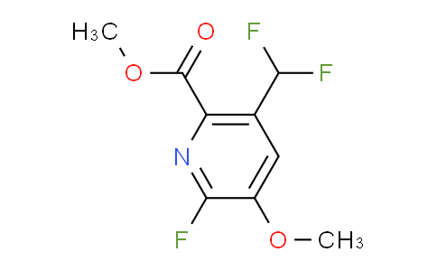 AM44428 | 1806971-62-9 | Methyl 5-(difluoromethyl)-2-fluoro-3-methoxypyridine-6-carboxylate