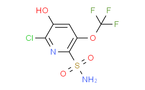 2-Chloro-3-hydroxy-5-(trifluoromethoxy)pyridine-6-sulfonamide