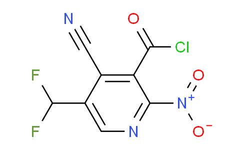 AM44445 | 1805185-15-2 | 4-Cyano-5-(difluoromethyl)-2-nitropyridine-3-carbonyl chloride