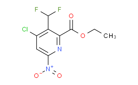 AM44454 | 1805272-21-2 | Ethyl 4-chloro-3-(difluoromethyl)-6-nitropyridine-2-carboxylate
