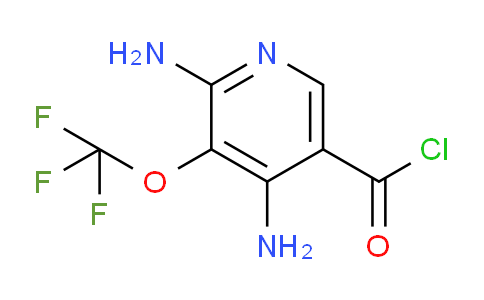 AM44455 | 1805987-30-7 | 2,4-Diamino-3-(trifluoromethoxy)pyridine-5-carbonyl chloride