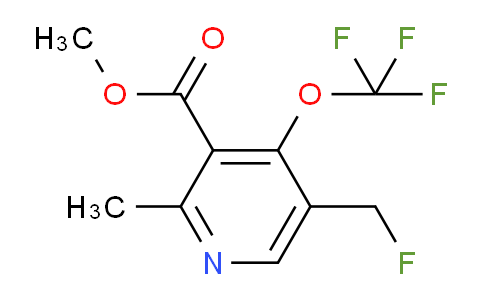Methyl 5-(fluoromethyl)-2-methyl-4-(trifluoromethoxy)pyridine-3-carboxylate