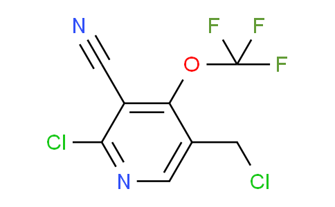 2-Chloro-5-(chloromethyl)-3-cyano-4-(trifluoromethoxy)pyridine