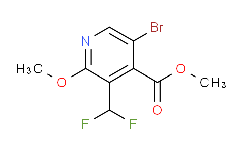 Methyl 5-bromo-3-(difluoromethyl)-2-methoxypyridine-4-carboxylate