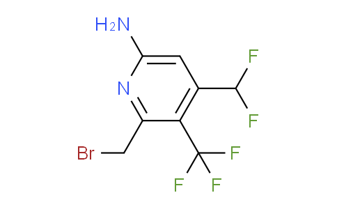 AM44479 | 1805344-90-4 | 6-Amino-2-(bromomethyl)-4-(difluoromethyl)-3-(trifluoromethyl)pyridine