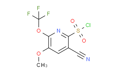 AM44484 | 1804824-47-2 | 3-Cyano-5-methoxy-6-(trifluoromethoxy)pyridine-2-sulfonyl chloride