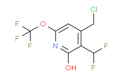 AM44485 | 1804777-42-1 | 4-(Chloromethyl)-3-(difluoromethyl)-2-hydroxy-6-(trifluoromethoxy)pyridine