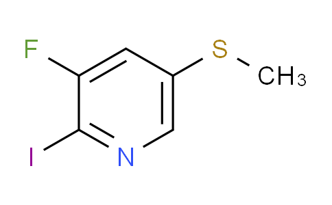 AM44489 | 1806570-37-5 | 3-Fluoro-2-iodo-5-(methylthio)pyridine