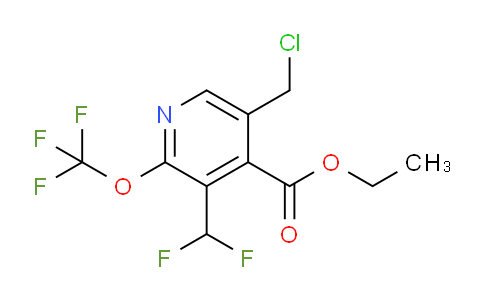 Ethyl 5-(chloromethyl)-3-(difluoromethyl)-2-(trifluoromethoxy)pyridine-4-carboxylate